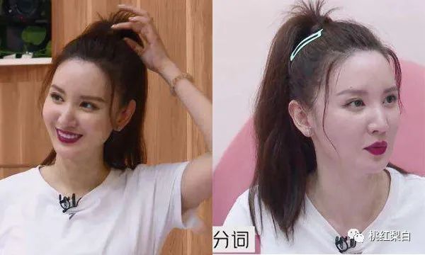 小眼睛厚嘴唇塌鼻梁的女明星,大眼小脸女明星