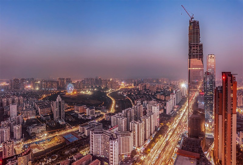 「华润超高层建筑作品」广西第一深圳第三高摩天大厦,项目赏析