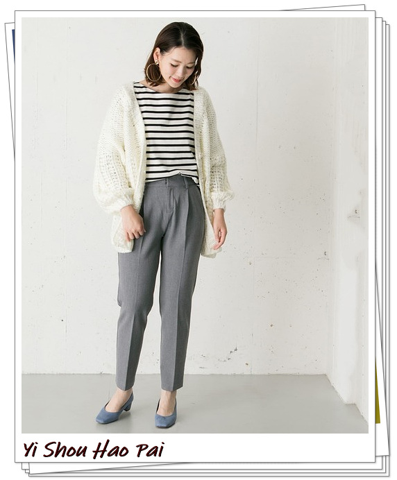 小脚裤穿搭秋季显瘦,2022最流行的秋冬小脚裤搭配