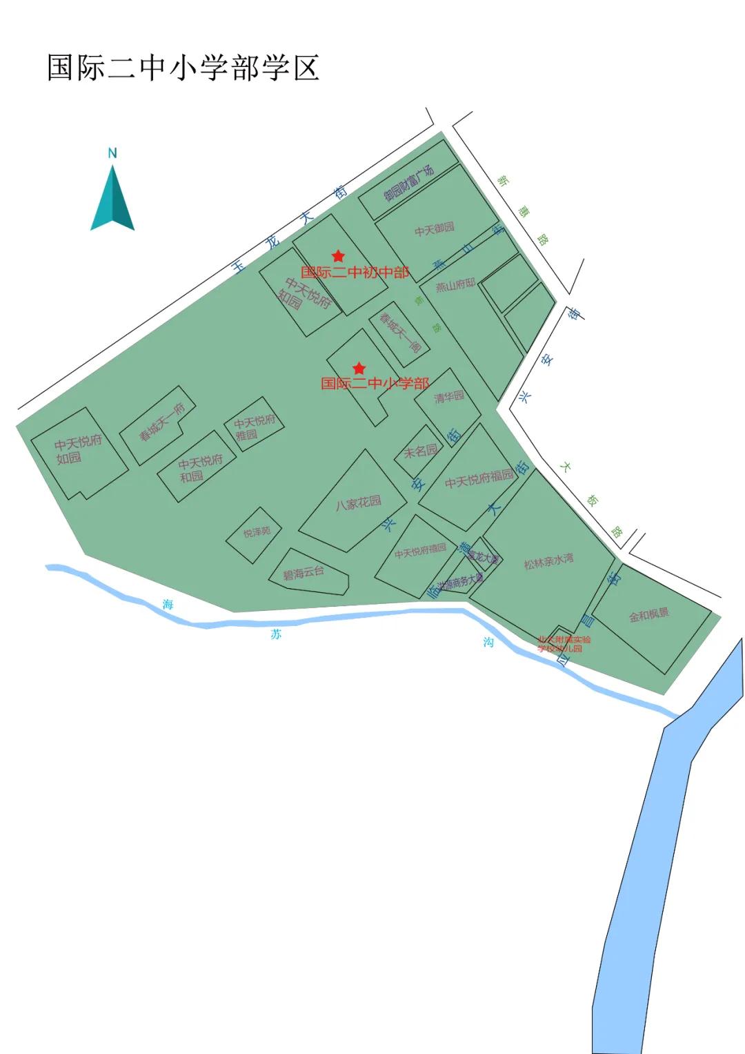 松山区2024年学区划分,松山区中学区划分图