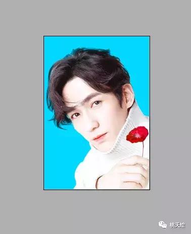 ps如何把证件照蓝底换成白底,ps证件照换白底色基本步骤教程