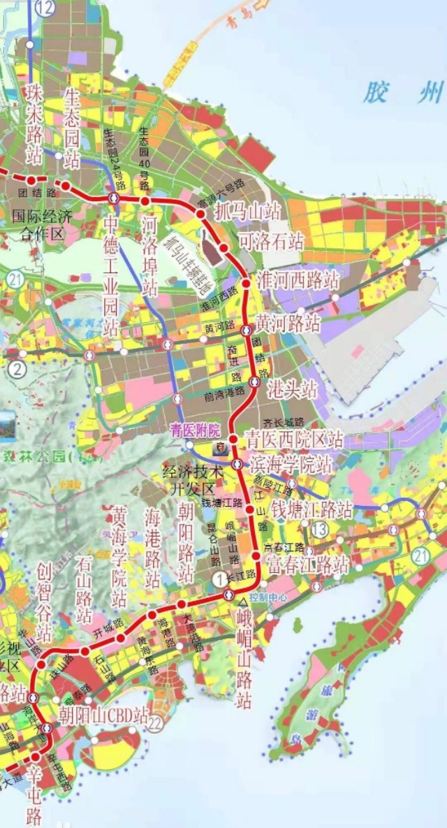 青岛地铁1号线带动的西海岸房价,西海岸新区2号地铁最新规划消息