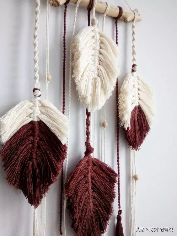 旧棉绳编叶子的方法,旧棉绳编叶子方法