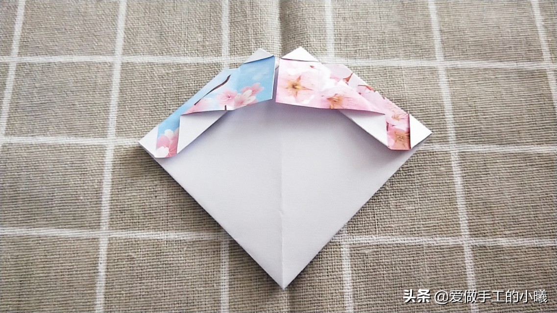 古风雨伞折纸小花伞,折纸小花伞的制作过程怎么写