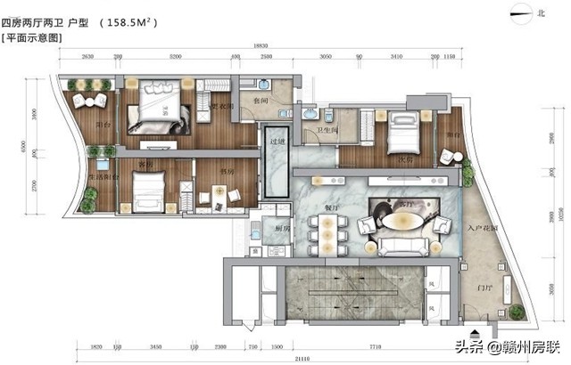 各种户型图片大全,十种户型图解大全