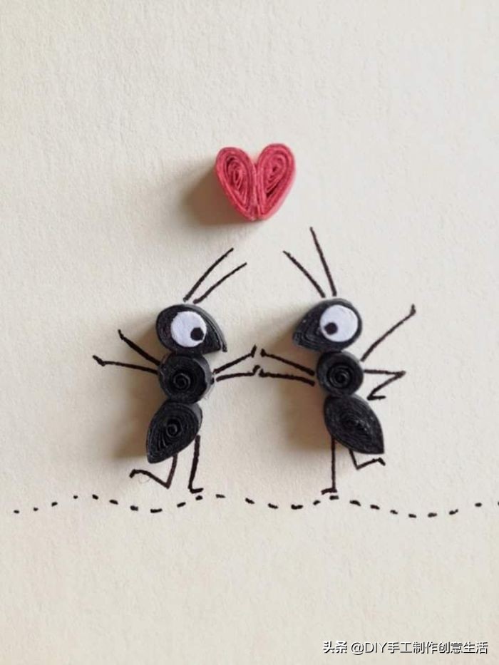 建党100周年衍纸亲子手工作品,幼儿衍纸手工作品介绍