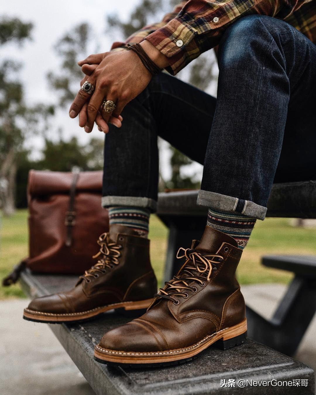 适合宽胖脚的工装靴,上脚特别好看的工装靴