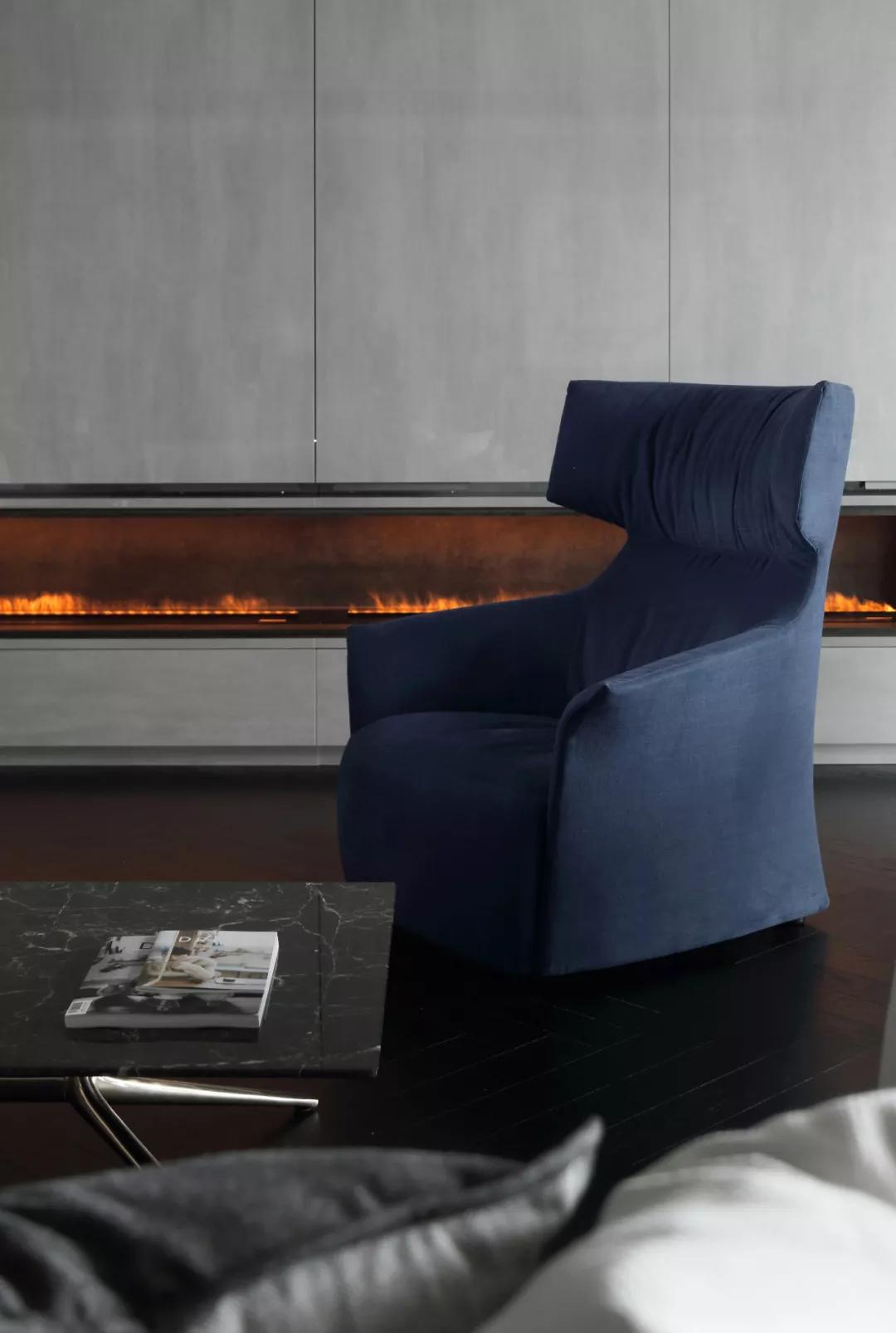 高级灰轻奢住宅,轻奢雅灰美宅效果图