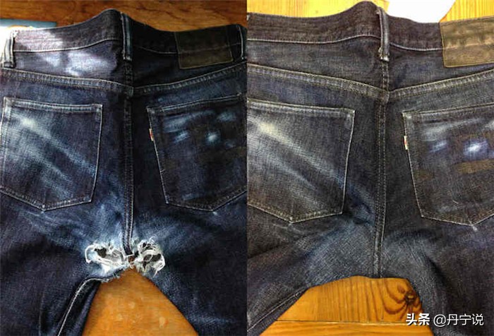 牛仔裤爆裆了怎么修补,牛仔裤烂个洞修补方法