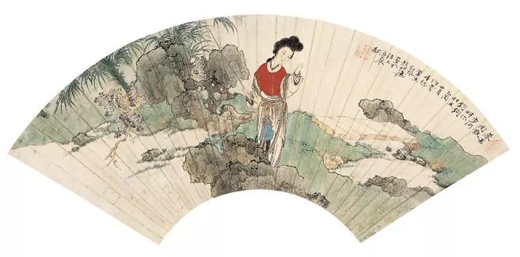 赵松涛人物画欣赏,临摹赵松涛山水画