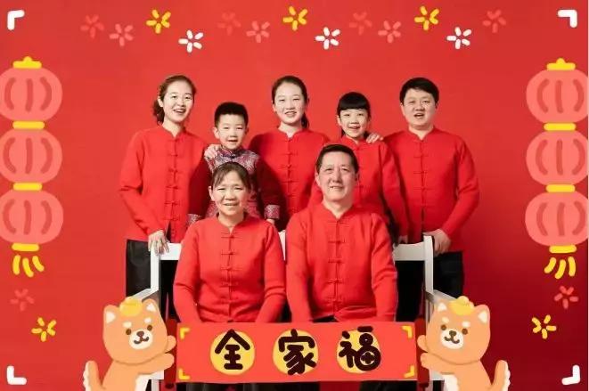 如何画一张过春节的全家福,技术贴的正确贴法视频