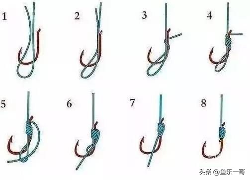 钓鱼技巧最结实方便的绑钩方法,绑钩小技巧学会钓鱼不再难