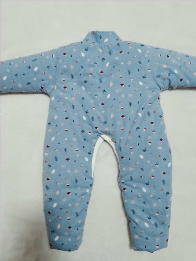 0-4个月婴儿衣服自制简单,东莞婴儿棉花连体哈衣