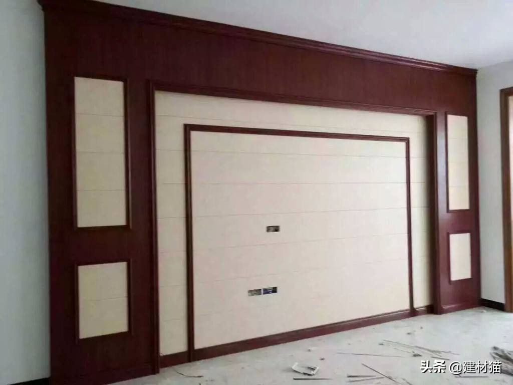 护墙板塑料阴阳角施工教程视频,床头半墙护墙板怎么施工最好看