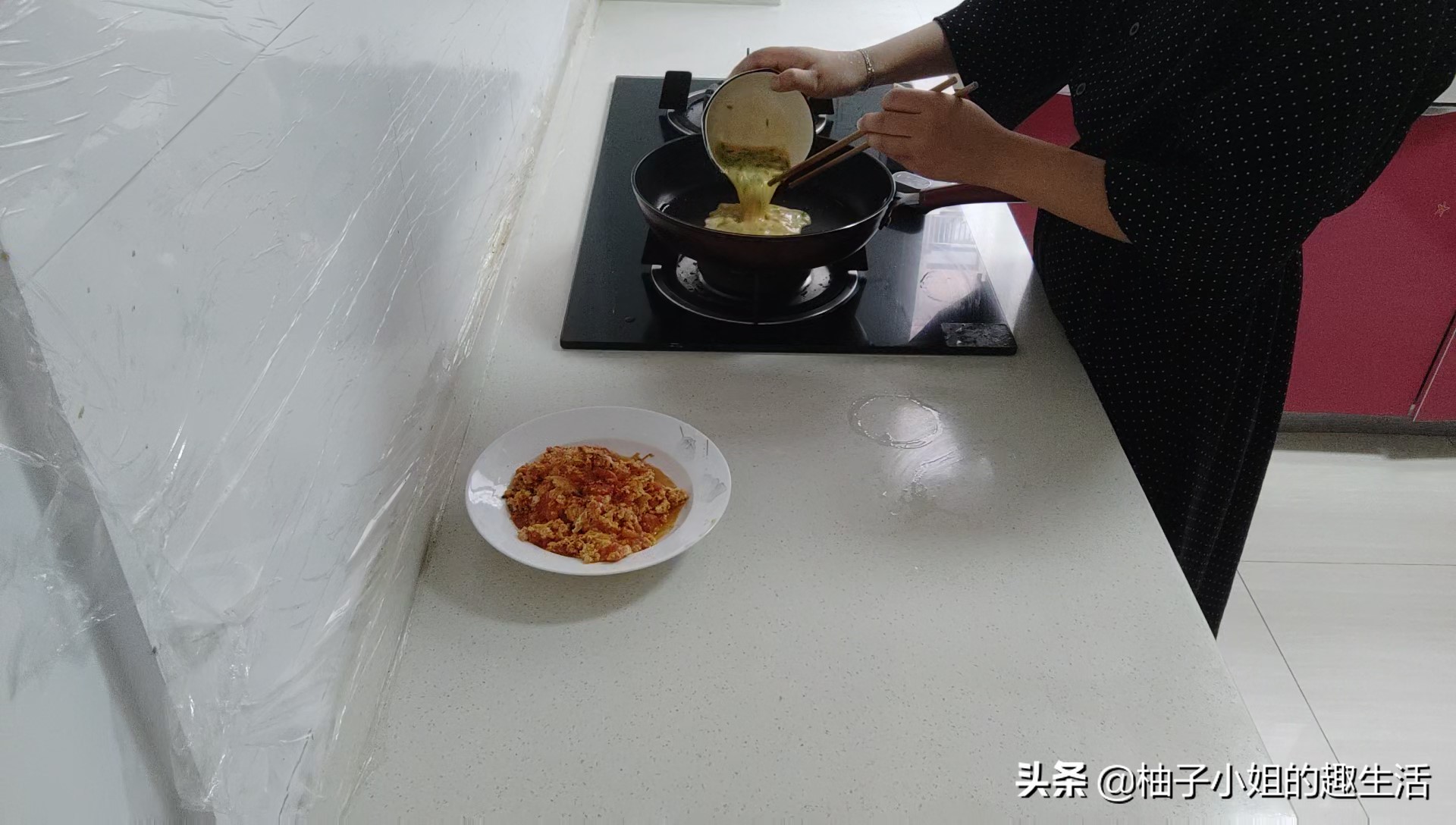 宝宝番茄鸡蛋卷制作,宝宝早餐西兰花鸡蛋卷