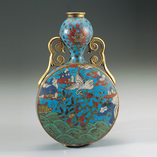 铜胎掐丝珐琅的俗名为景泰蓝,景泰蓝掐丝珐琅工艺制作材料