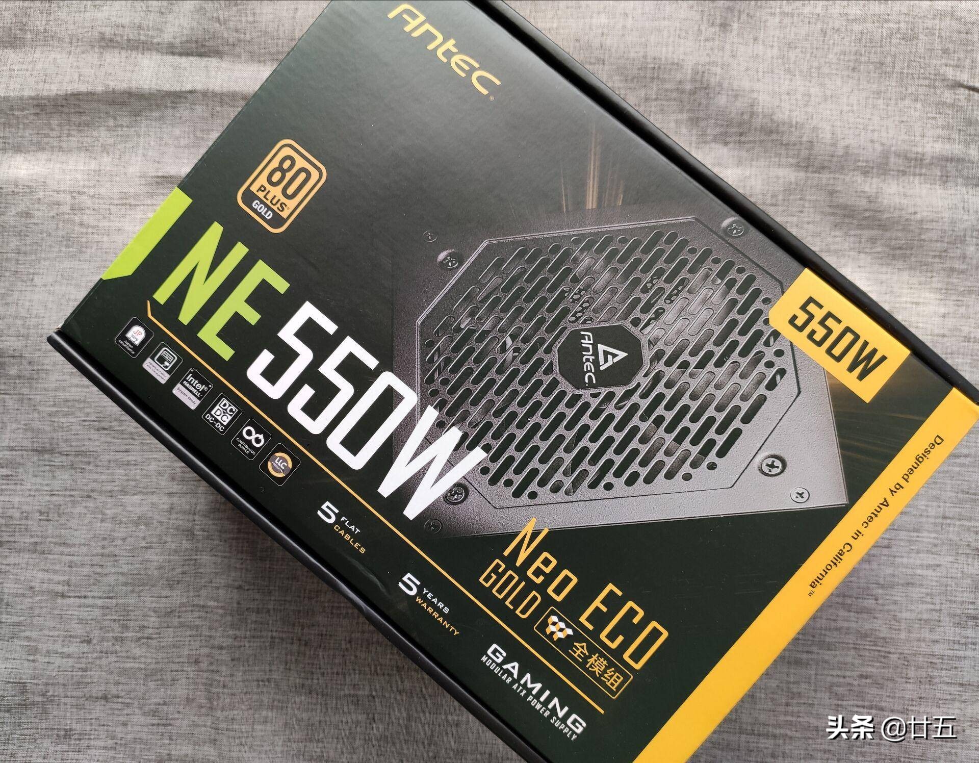 安钛克ne550半模组电源评测,安钛克ne750金牌全模组电源