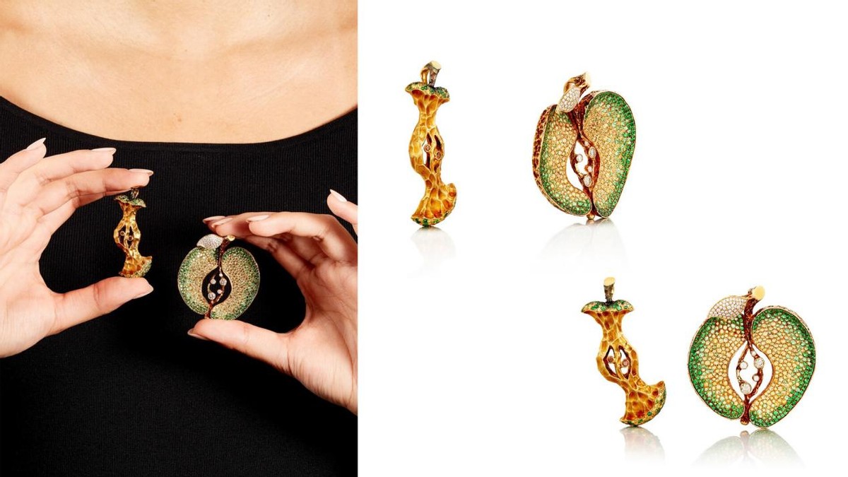 宝石水果,用宝石制作水果