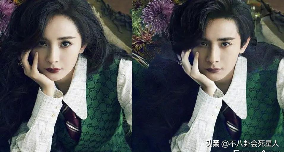 女星性转男装照:热巴撞脸大眼仔,杨颖神似罗云熙,关晓彤变路人