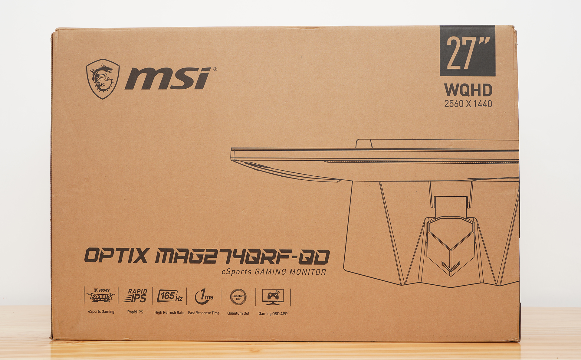 微星mag274qrf27英寸显示器,微星mag274qrfqd显示器测评