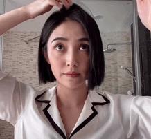 超简单中短发拽姐造型,短发拽姐发型推荐