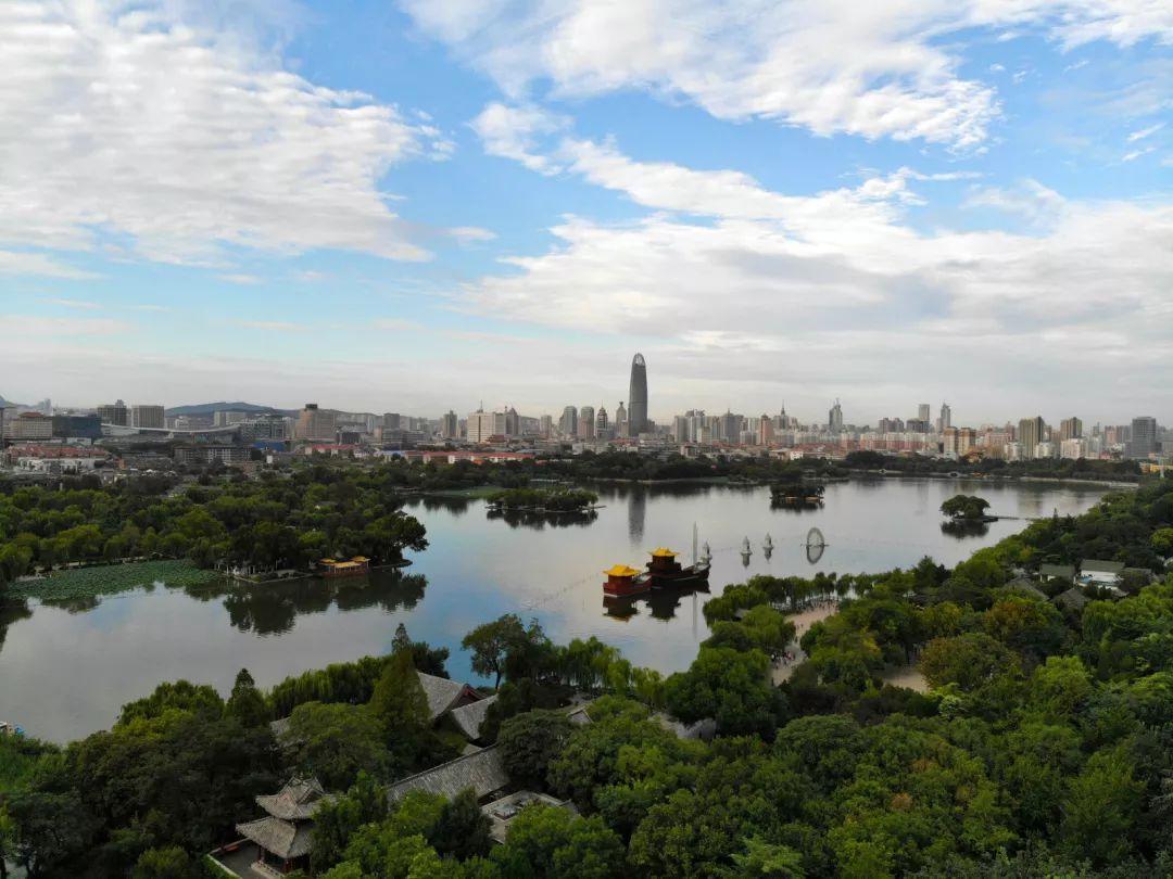 济南四大泉群,济南四大泉群全景图