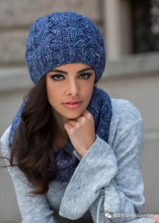 针织洋气气质帽子,针织帽子创意爆款