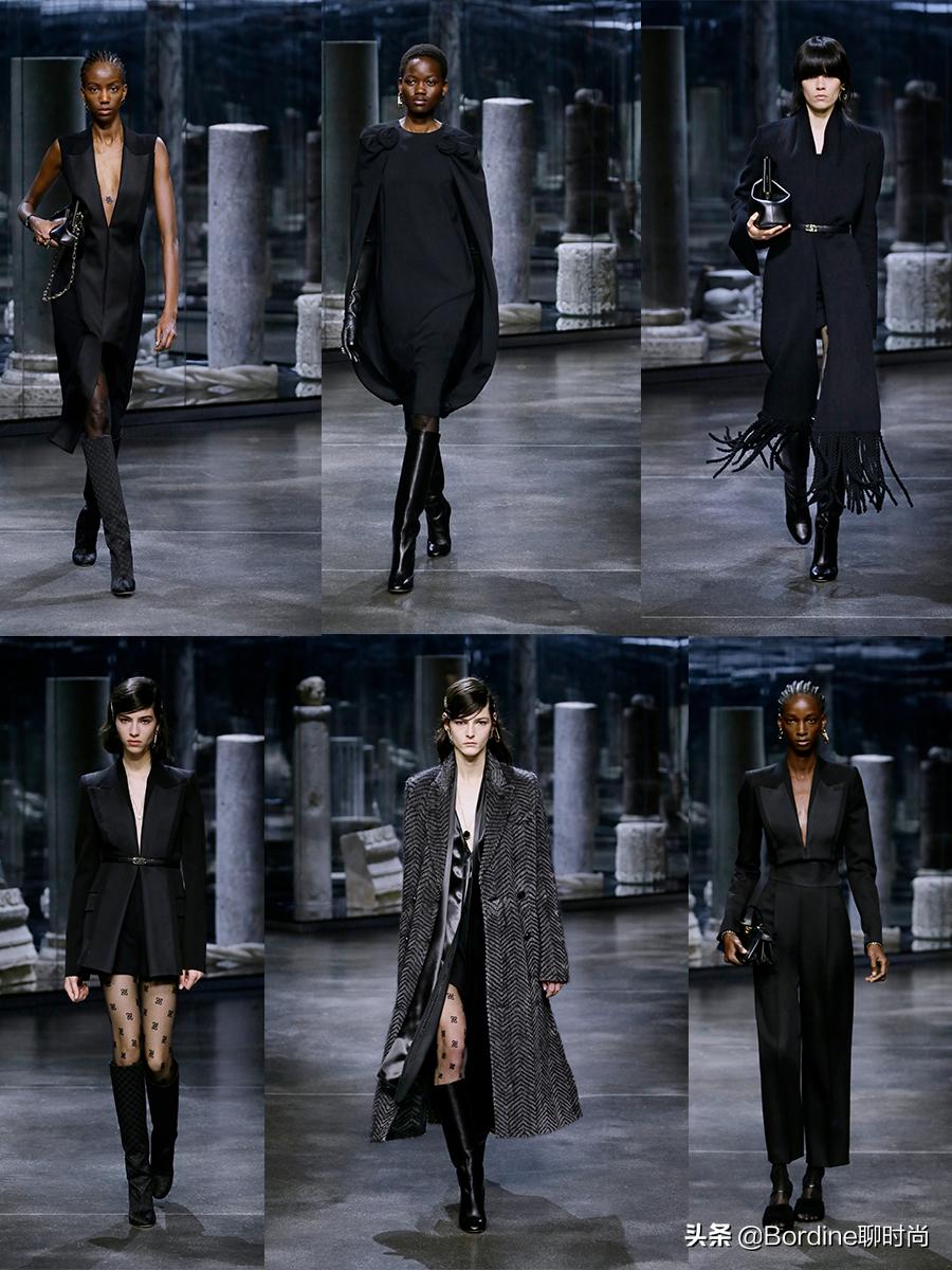Fendi2021秋冬，芬迪，传承的优雅，简单轮廓中更为潮流时尚