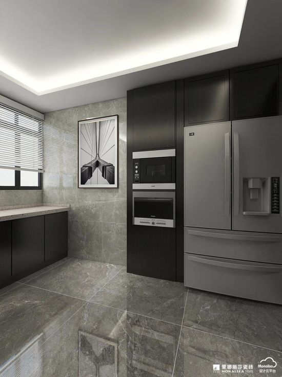 装修分享｜用陶瓷大板打造高级灰的家，美腻了
