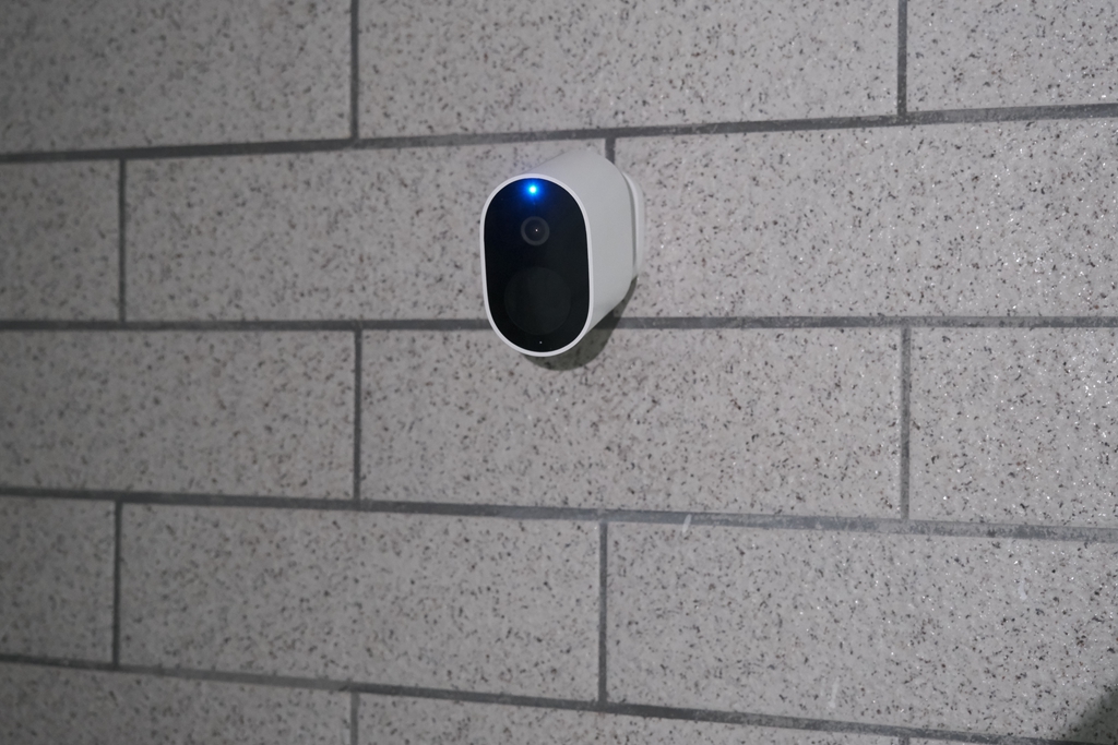 小米室外无线无网摄像头,小米无线摄像头穿墙测试