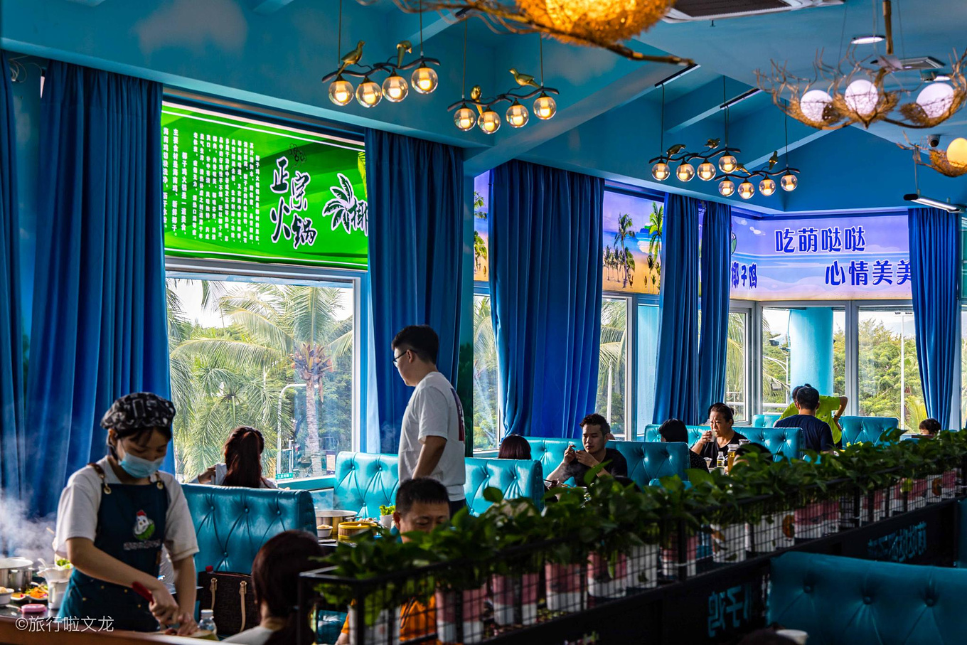 三亚的清晨和晚上,三亚的黄昏美不胜收