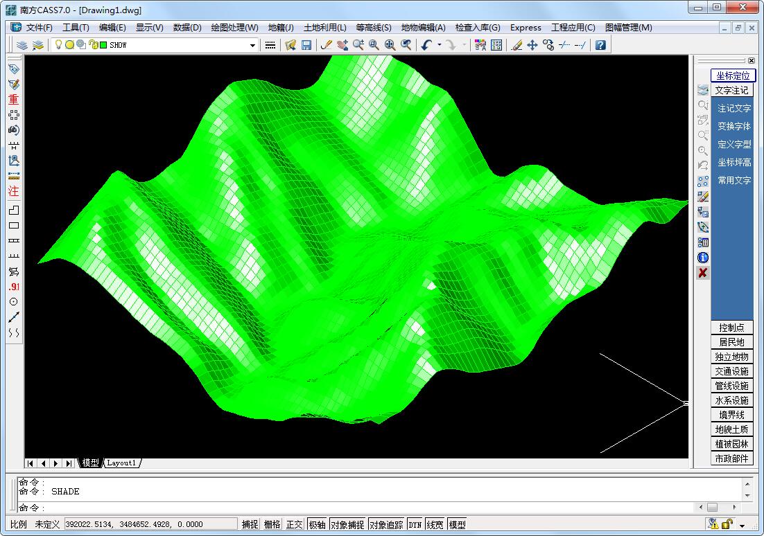 南方cass生成3维模型,南方cass做三维模型