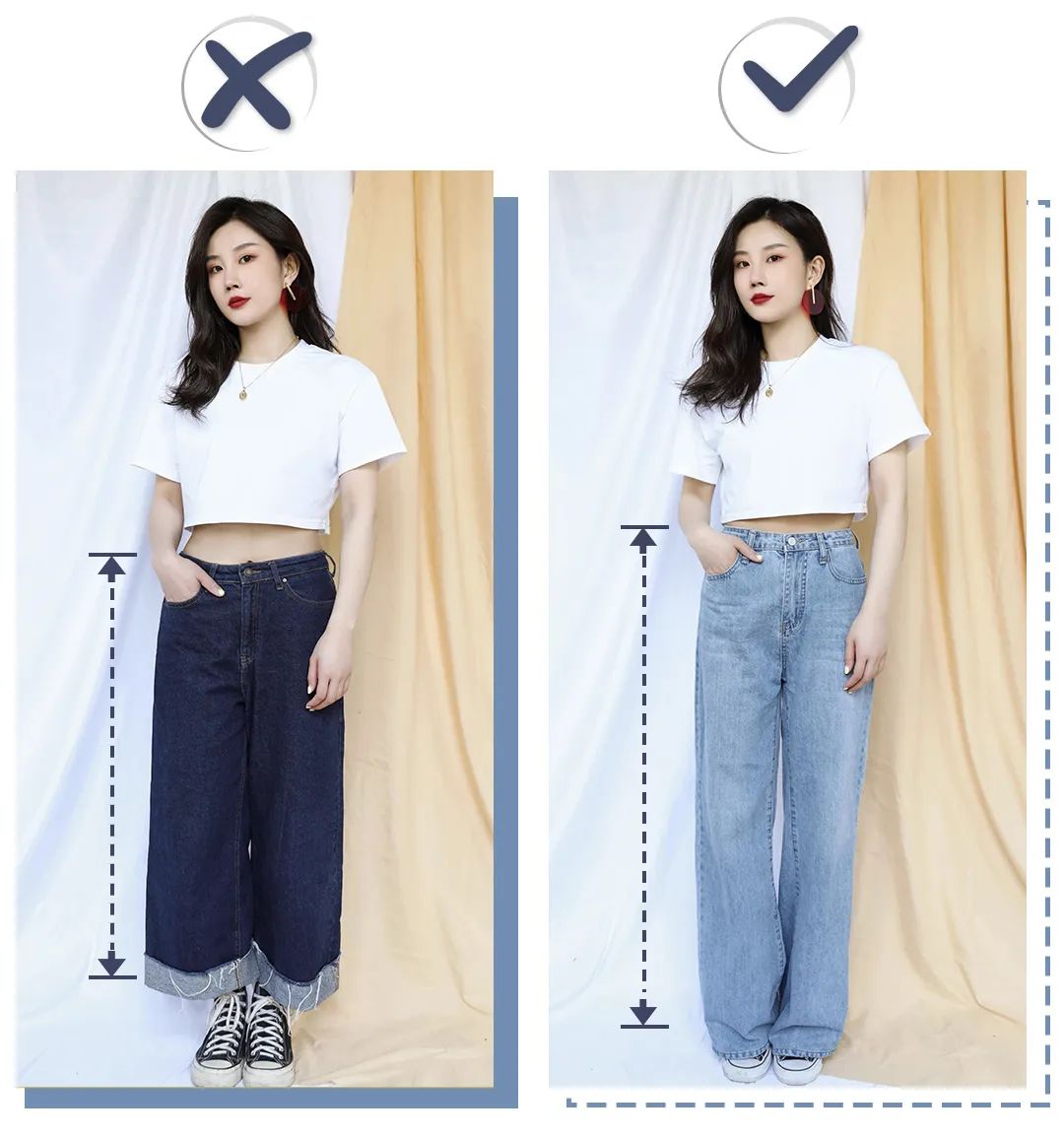 腿不直腿粗胯宽推荐几号裤子,胯宽腿粗适合穿什么裤子显瘦