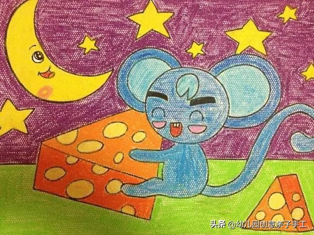 上百张幼儿园创意儿童画,儿童绘画创意3-6岁童年童画