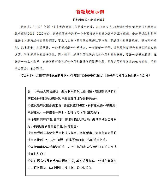 高考政治8大主观题满分突破秘籍（超详解析）吃透它稳考高分
