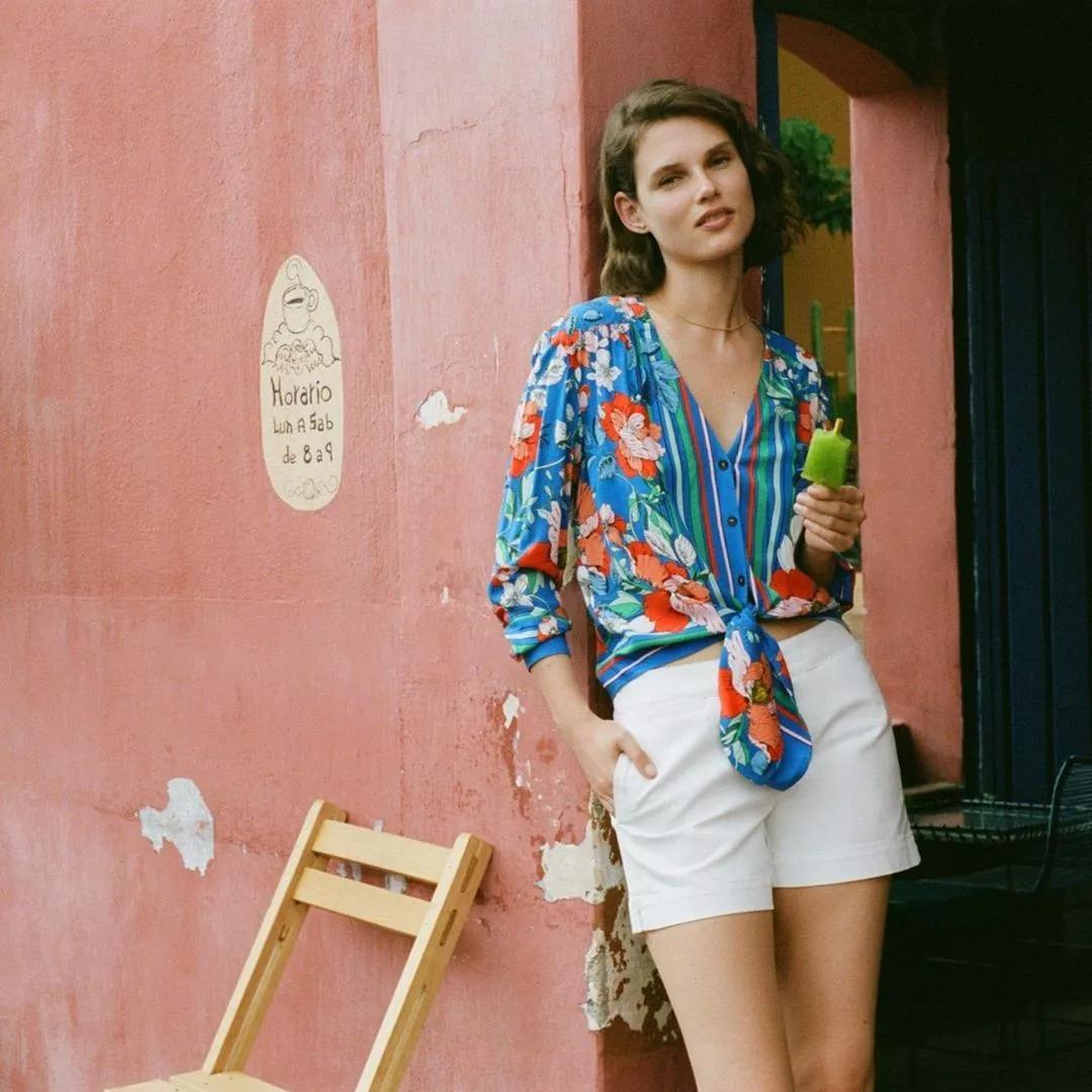 西装短裤的穿搭夏季,西装洋气短裤