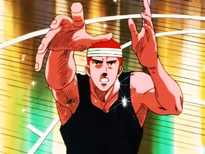 灌篮高手樱木花道抢篮板技巧,灌篮高手樱木盖帽帽点解析