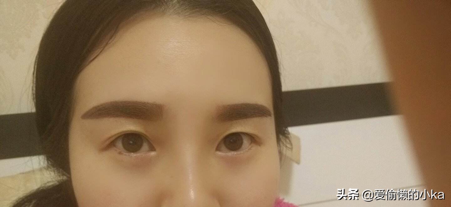 纹眉失败可以自己画眉修补么,有纹眉的残留如何画眉
