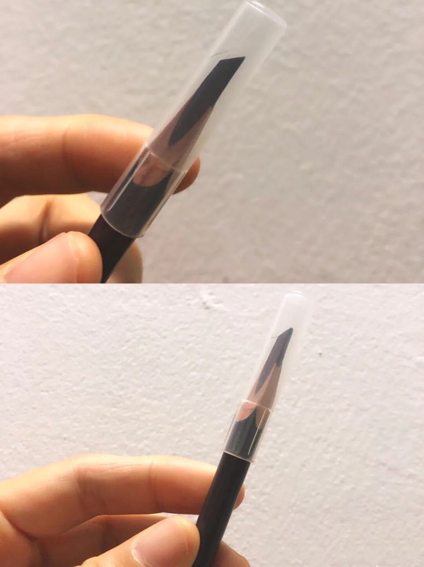 卡奇色彩眉笔和其他眉笔成分对比,橘朵砍刀眉笔和卡其色彩眉笔