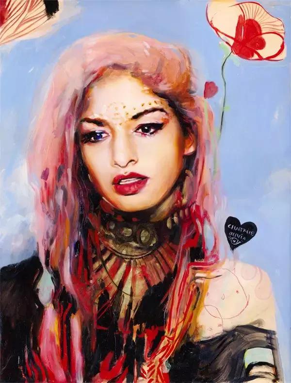 她画出的画惊艳四方,她笔下生辉画风堪比梵高