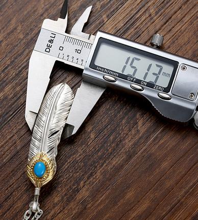 手工纯银项链999纯银正品网红爆款,羽毛纯银项链