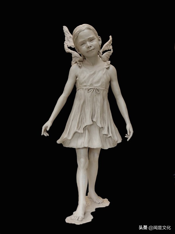 学赏画197:美女雕塑家米娅:灵感来自孩子们不断变化的个性