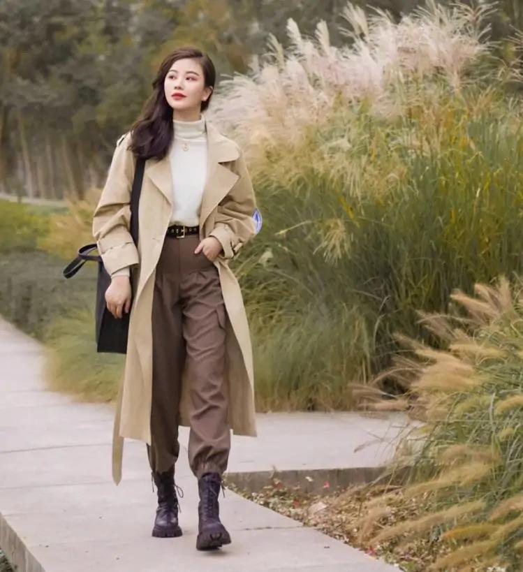 高个子胖女生裤子显瘦推荐秋冬,冬季胖女人穿什么裤子好看又显瘦