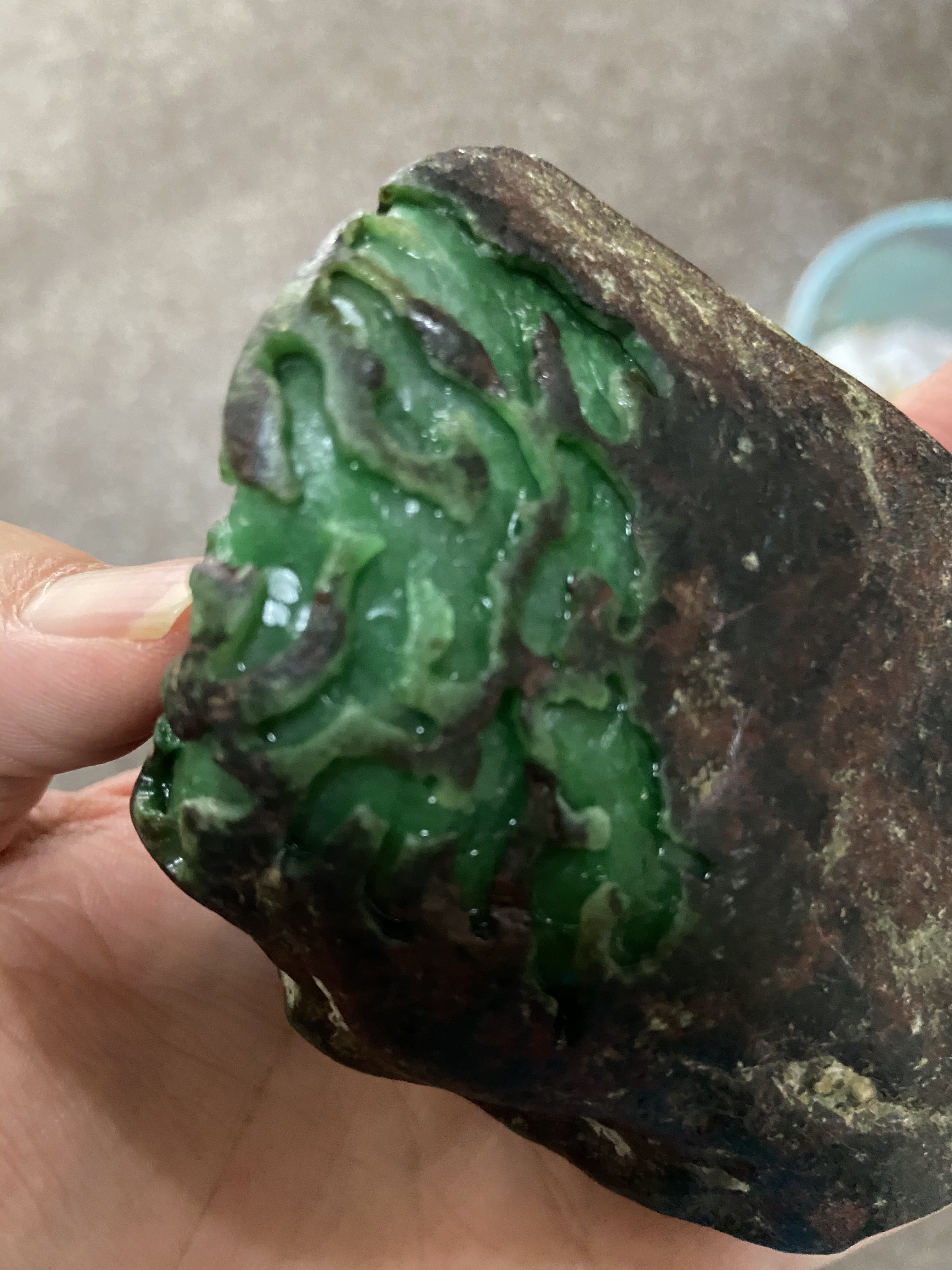 含饴弄孙翡翠情——翡翠中爱的味道（四）