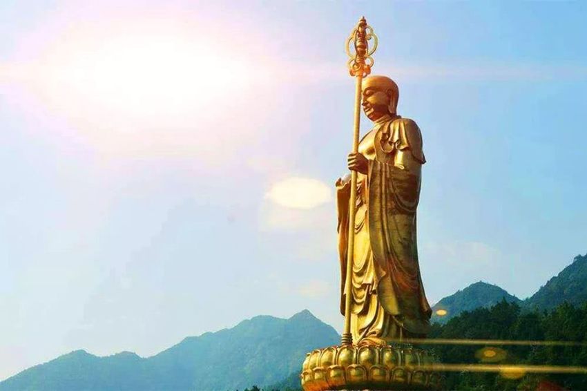 世界上最大的地藏王寺庙,安徽地藏菩萨铜像
