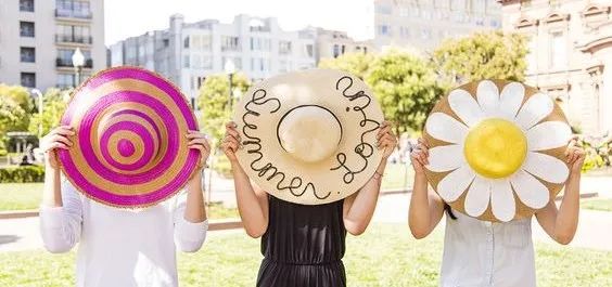 小朋友画太阳帽,夏日太阳帽怎么画