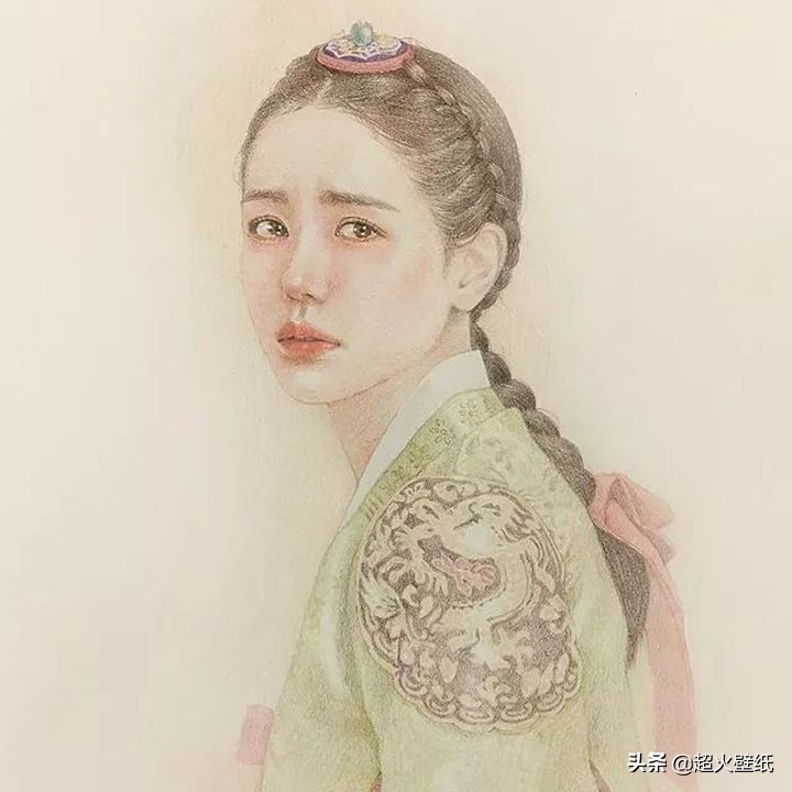 韩国高颜值小姐姐学了6年的绘画,却治愈了全网18万粉丝