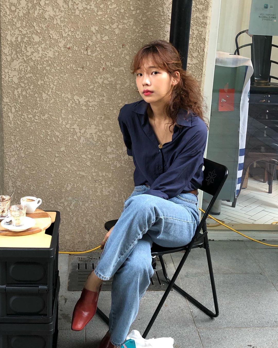 韩式减龄蓬松烫中短发羊毛卷,法式烫中短发羊毛卷