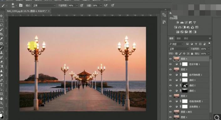 ps如何调好一张晚霞照片,ps夜景风景修图教程