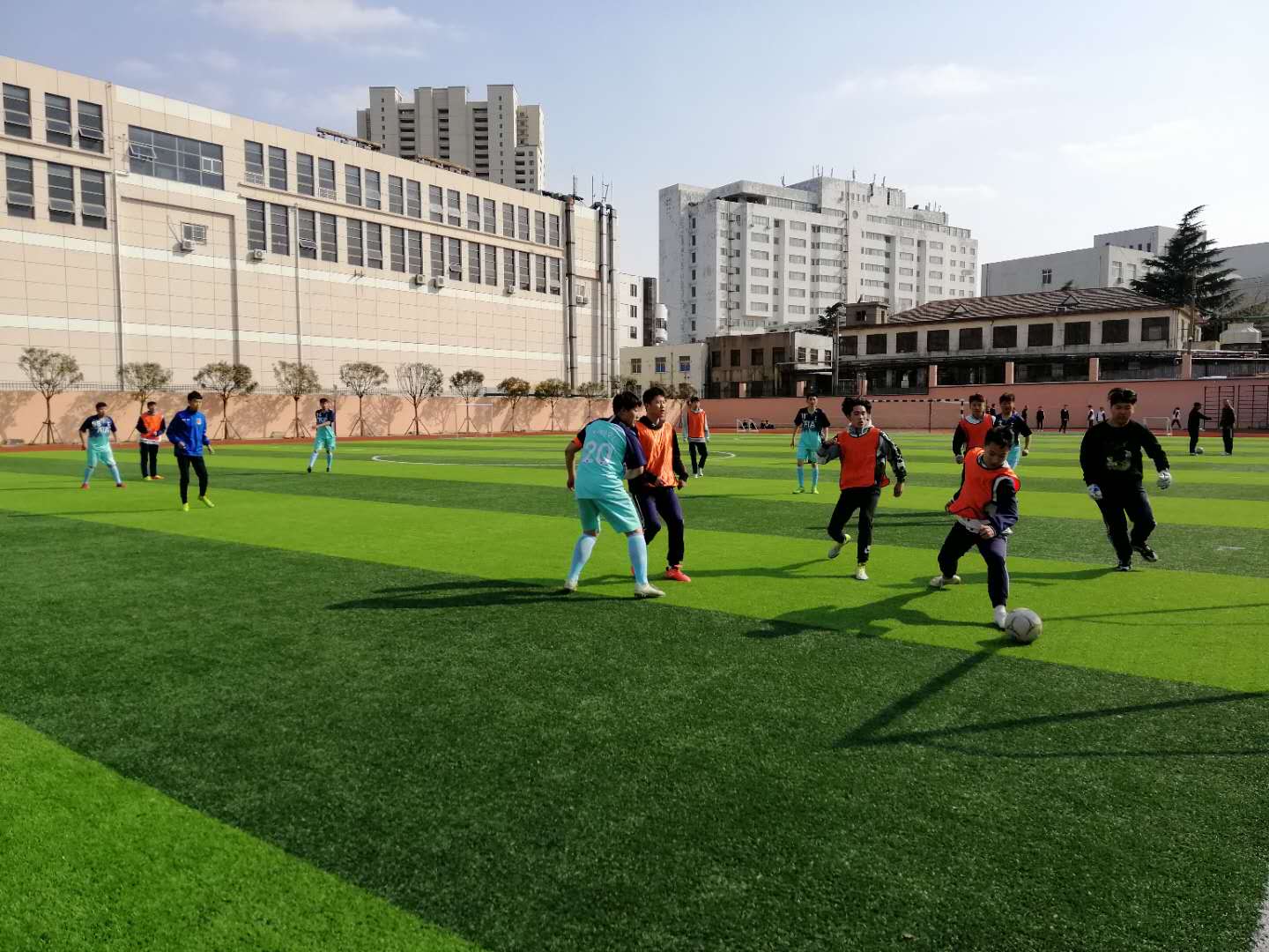 青岛财经职业学校足球队,2019城阳校园足球比赛